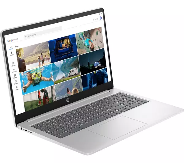 HP 15a-nb0502sa 15.6" Chromebook Plus - Intel® Core™ i3, 128 GB SSD, Silver