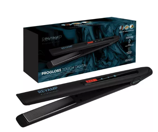 REVAMP Progloss Touch Digital ST-1500 Hair Straightener - Black